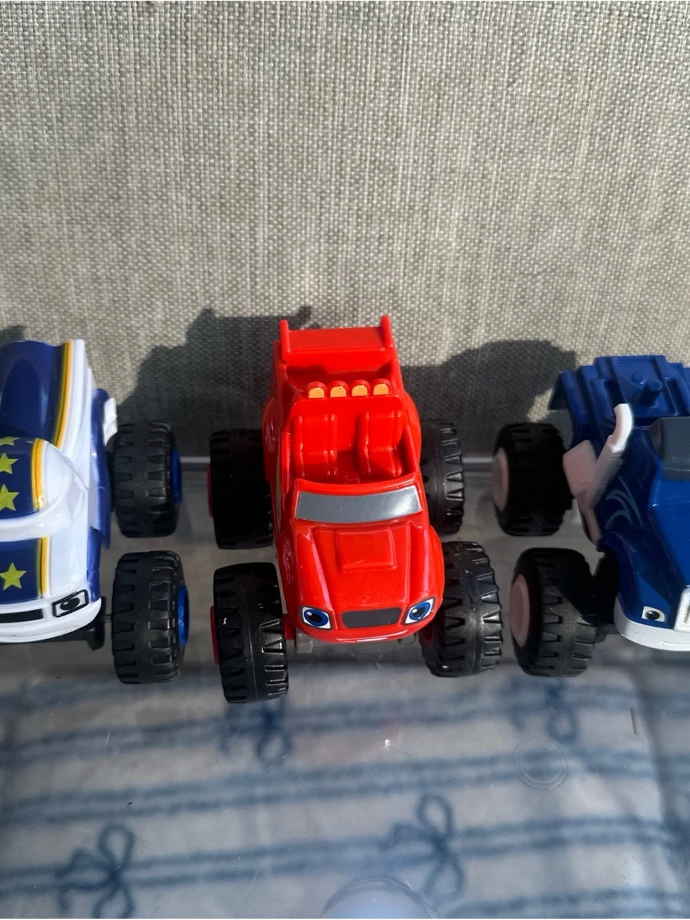 Three (3) Blaze & Monster Machines trucks